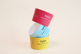 Tiny Organics婴儿食品包装设计
