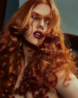 Redhead hair beauty-红发美女