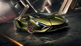 Lamborghini Sián-绿色兰博基尼电动跑车