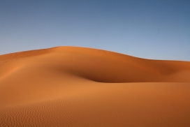 美丽的坡型沙漠