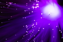 紫色波点光纤图