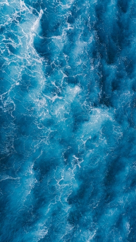 蓝色海潮潮水
