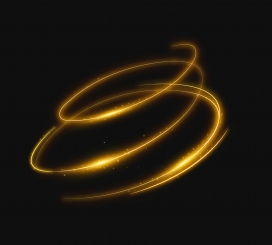 闪亮的金色螺旋光芒素材