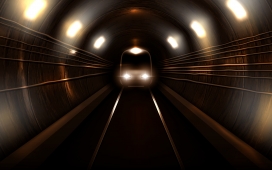 地铁站隧道素材