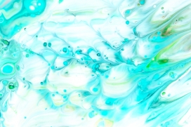 蓝色水泡花纹图