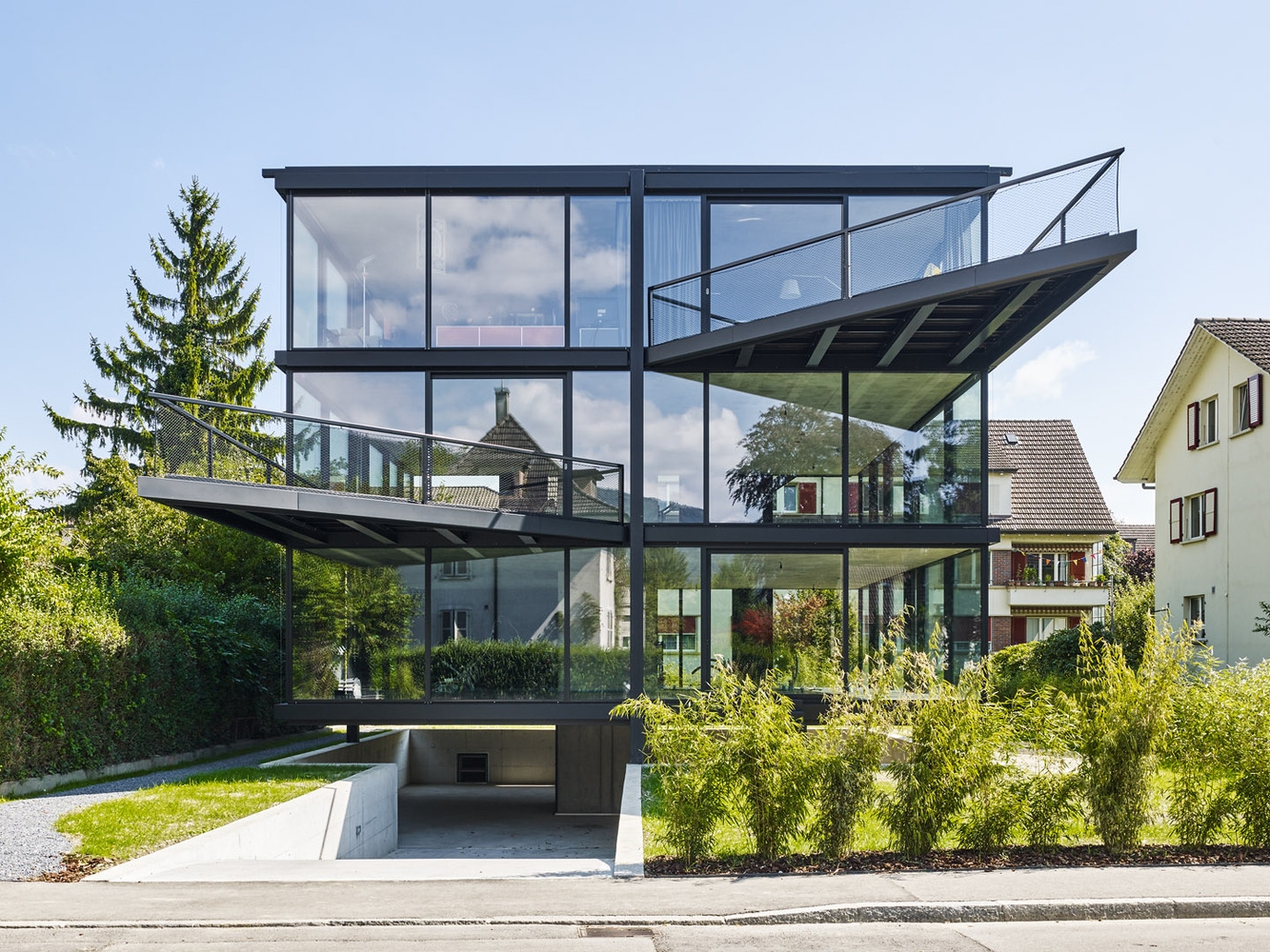 瑞士正方体玻璃住宅建筑-手机移动版