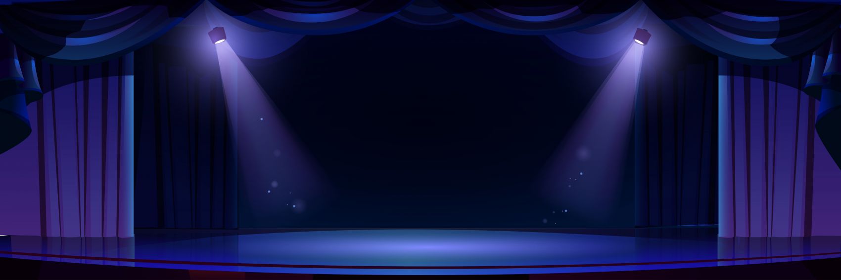 蓝紫色聚光灯舞台素材下载图片