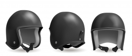 黑色头盔安全帽素材下载