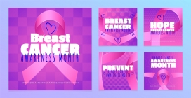粉红色的乳腺癌保护素材下载