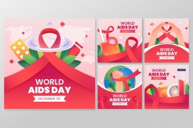 世界艾滋病日宣传海报素材下载