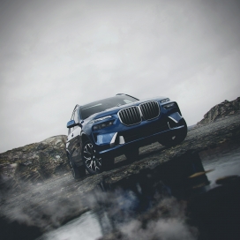 BMW X7-2023宝马X7汽车摄影图