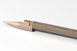 集成日本细木工方法的可重复使用铅笔