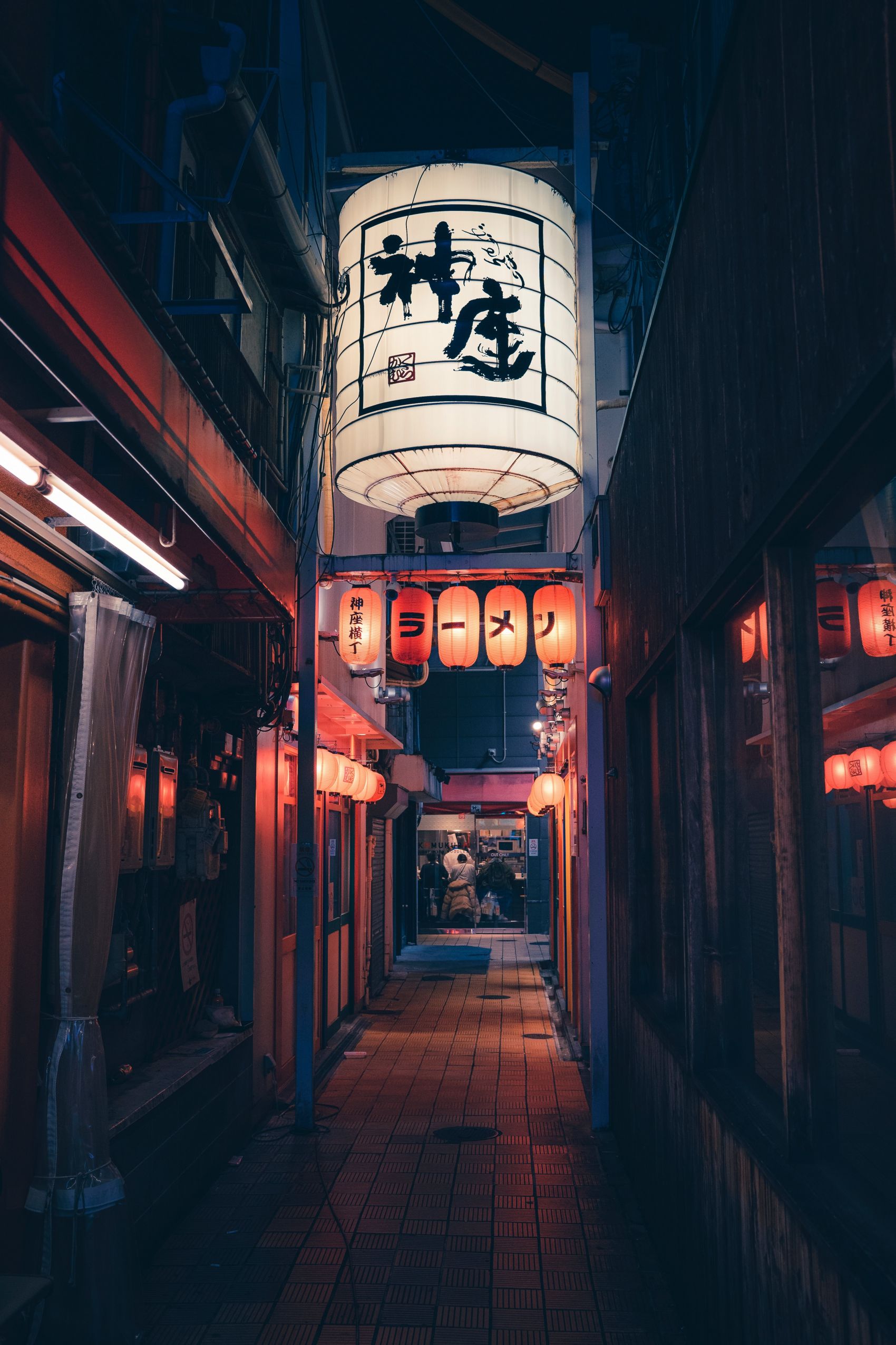 小日本街道夜景图片
