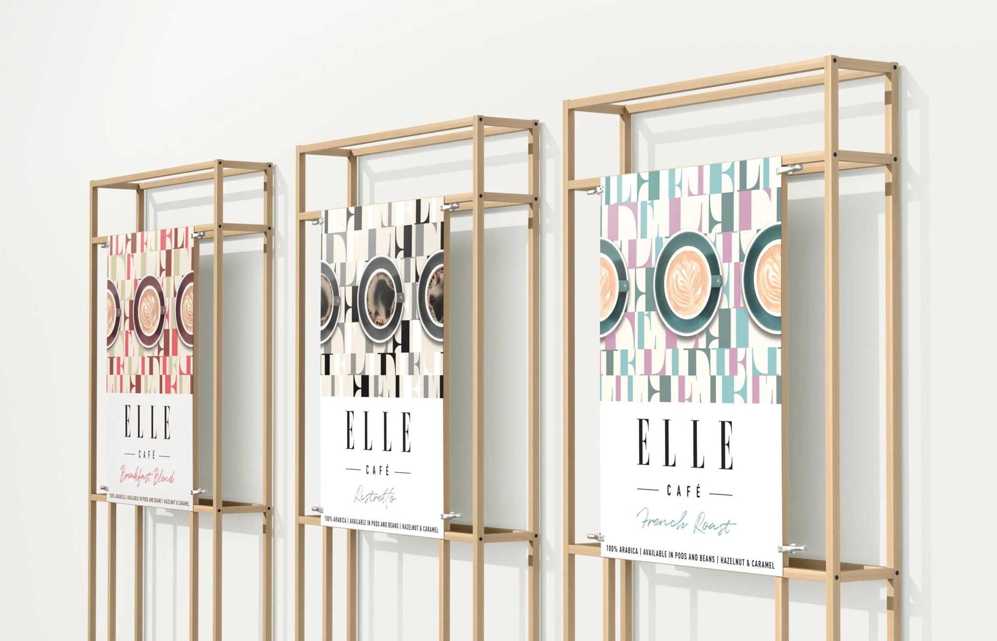 ELLE Café的新高级咖啡品牌，采用蝴蝶炮设计的包装---酷图编号3