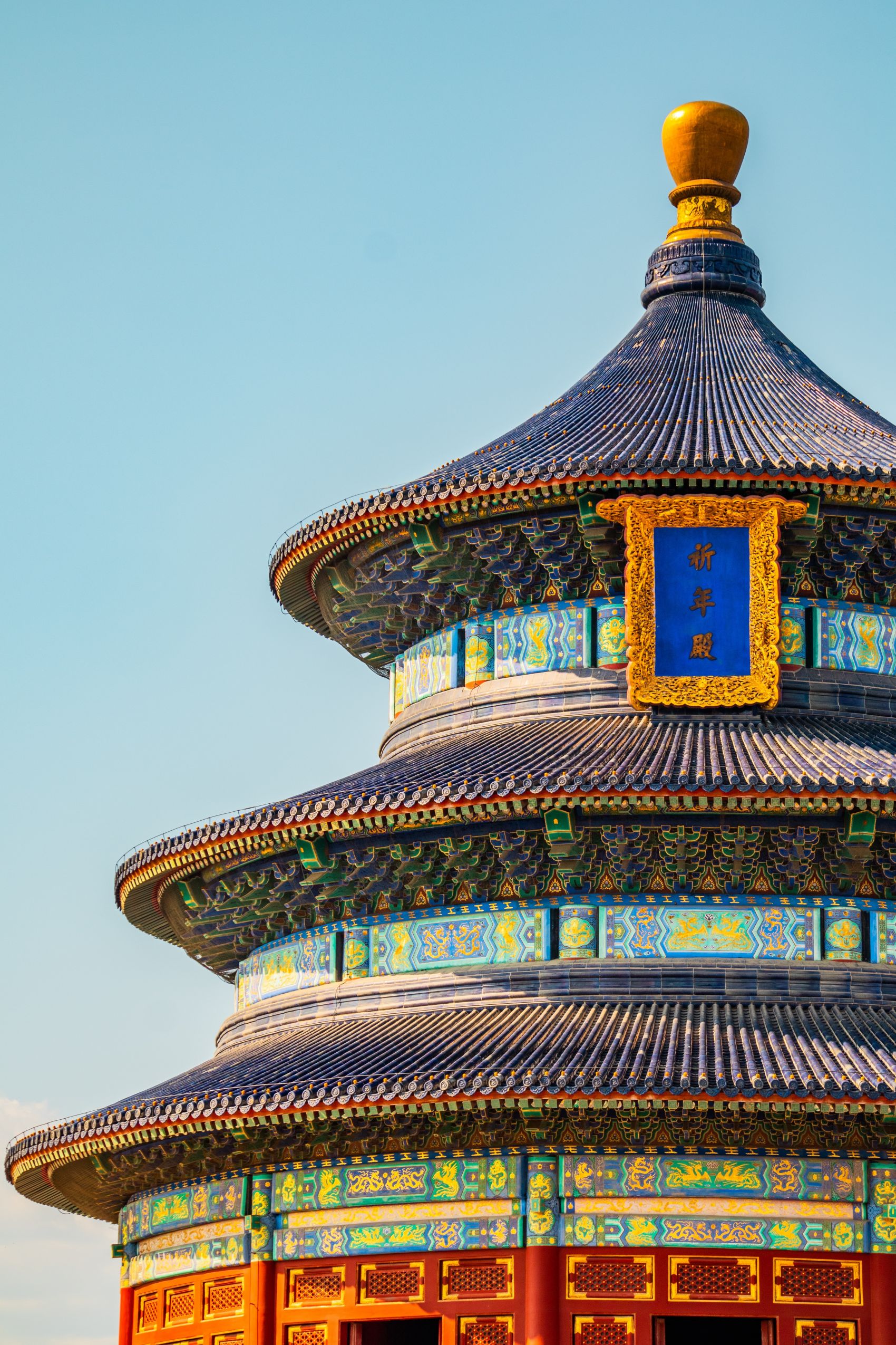 中国风天坛圆建筑图图片