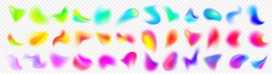 多彩荧光斑点-变色龙素材下载