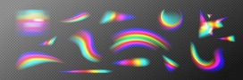 彩虹全息折射棱镜光叠加背景素材下载