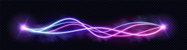 蓝紫霓虹灯运动音频波抽象背景