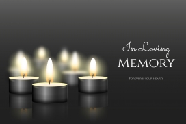 Memory-爱的记忆烛光海报素材