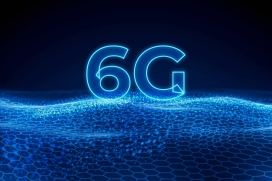 蓝色网络6G通信互联网科技素材