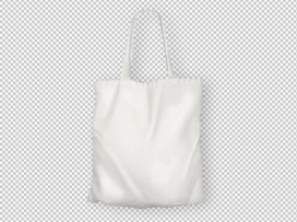 银白色手提袋包包素材