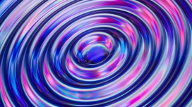 旋转的蓝紫漩涡圈圈
