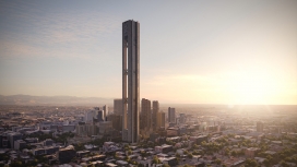 可产生储存能量的超高层摩天大楼