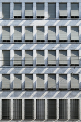 现代铝合金窗户外墙图