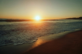 海边的日落日出