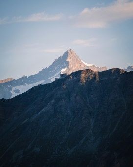 尼泊尔的雪山