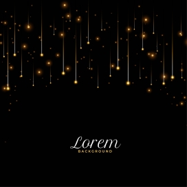 LOREM-流星雨背景素材图