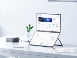 提供了一种更实惠移动生产力解决方案的便携式双显示器