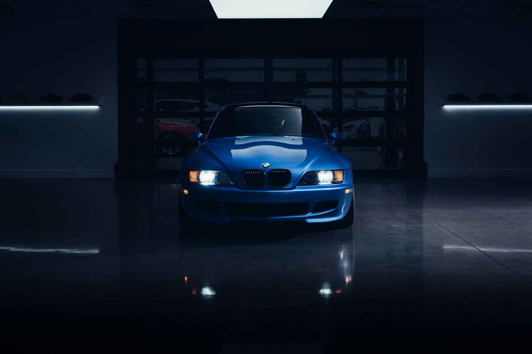 BMW Z3 M-蓝色宝马Z3跑车---酷图编号1380205