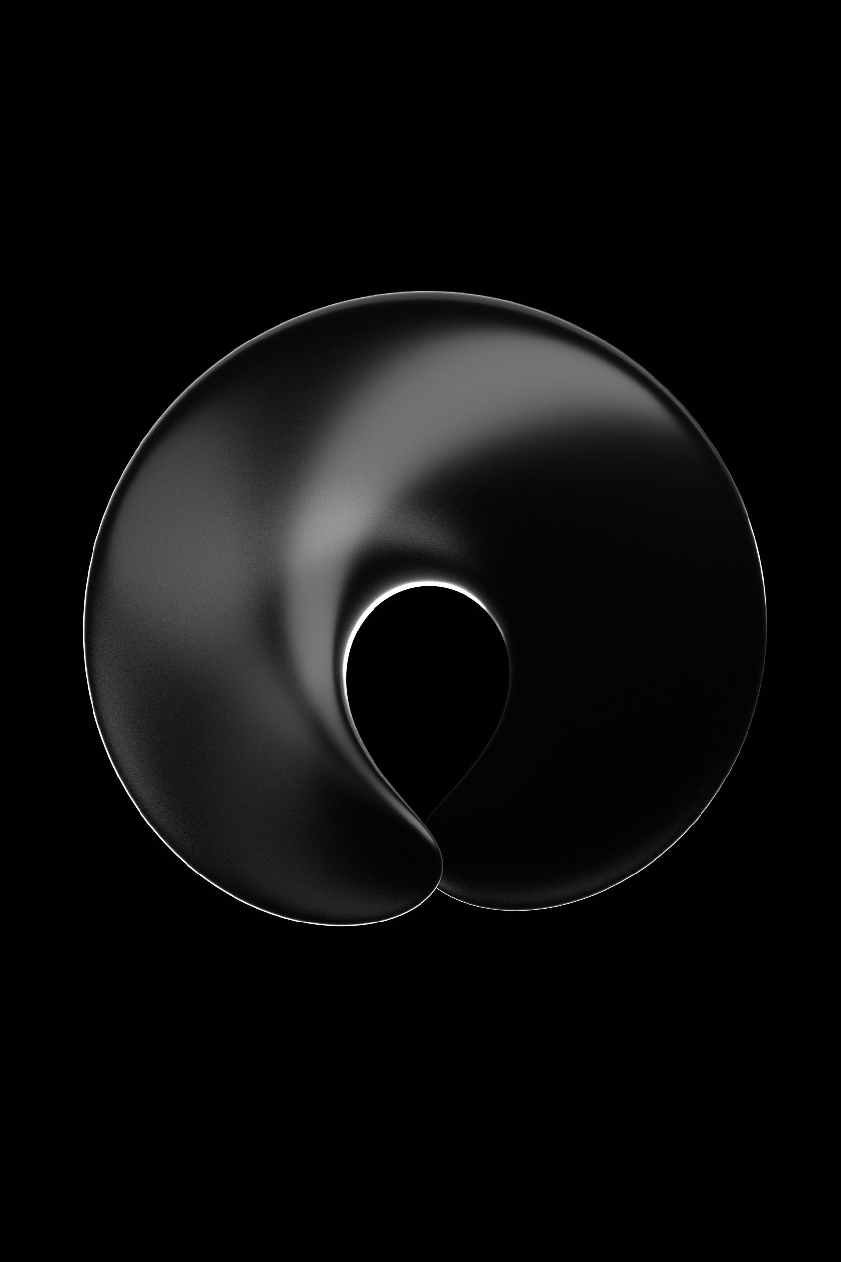 抽象唯美半圆环图片