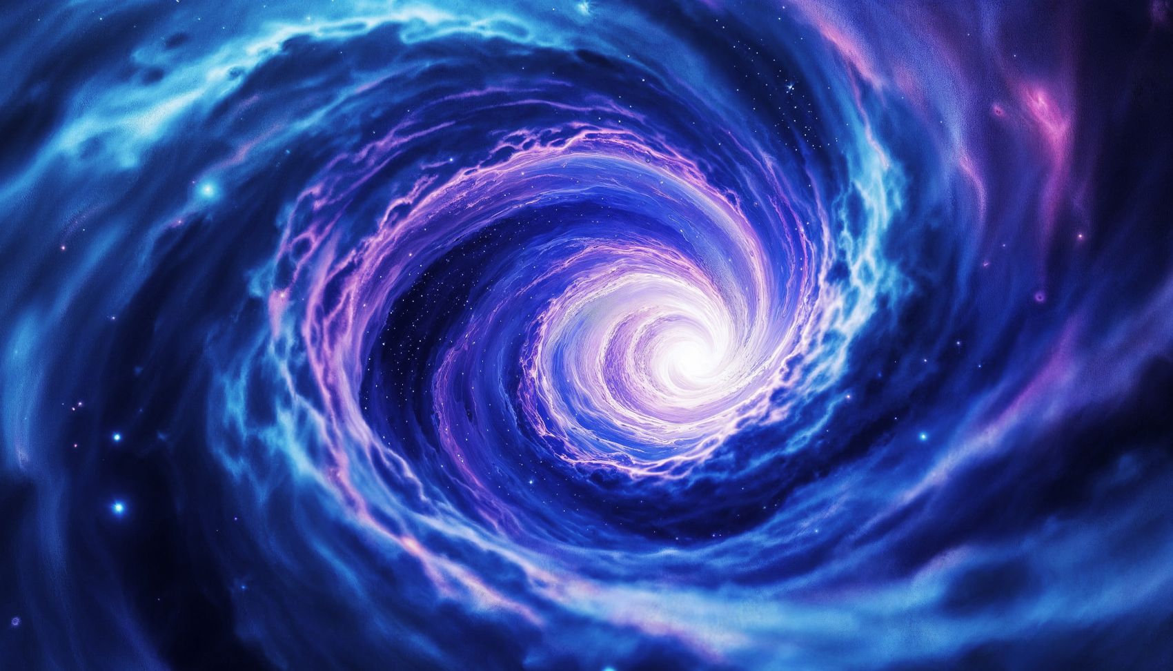 紫蓝色漩涡龙卷风图片