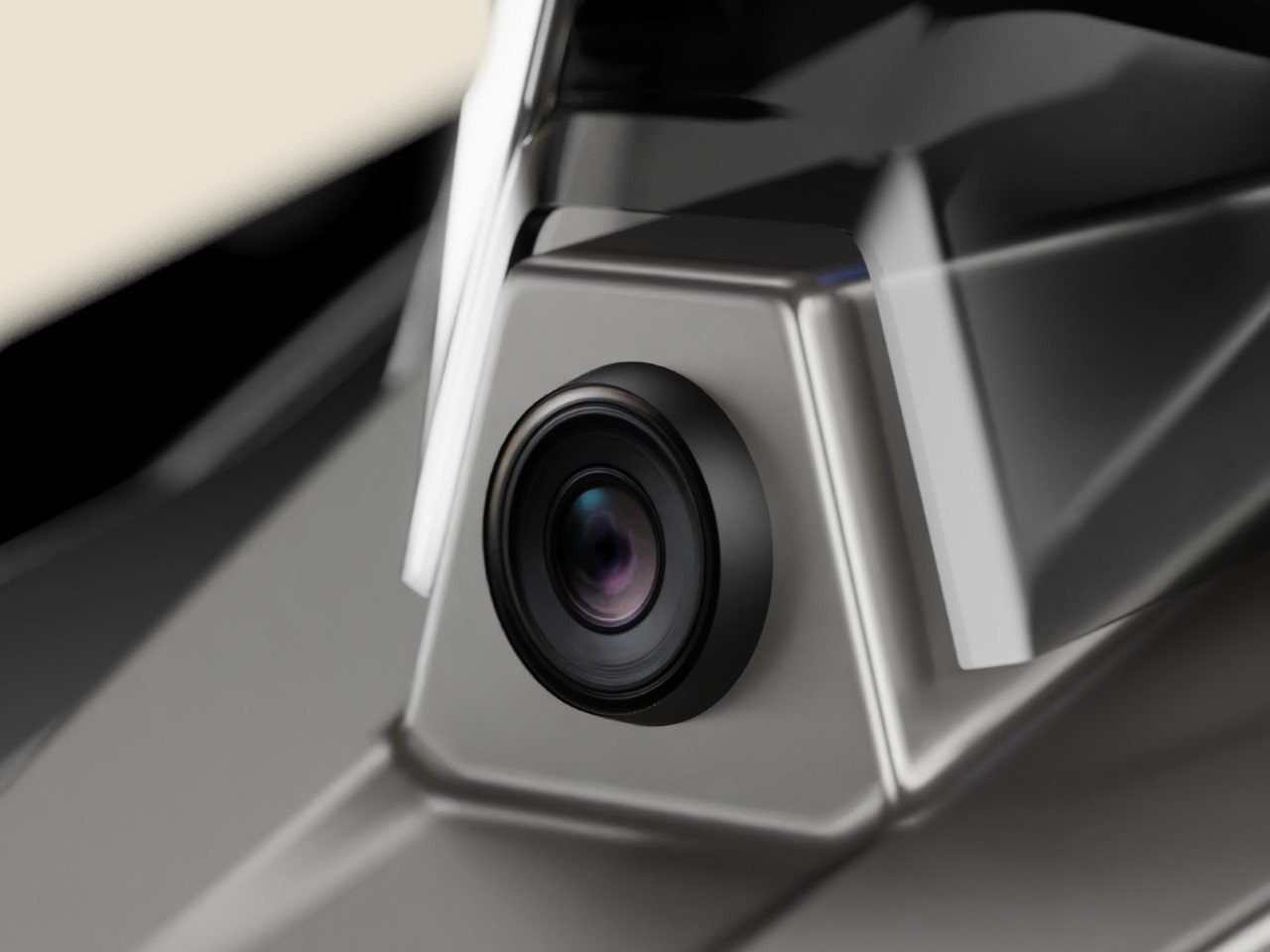 带有双仪表盘摄像头和雷达碰撞检测的电动滑板车---酷图编号3