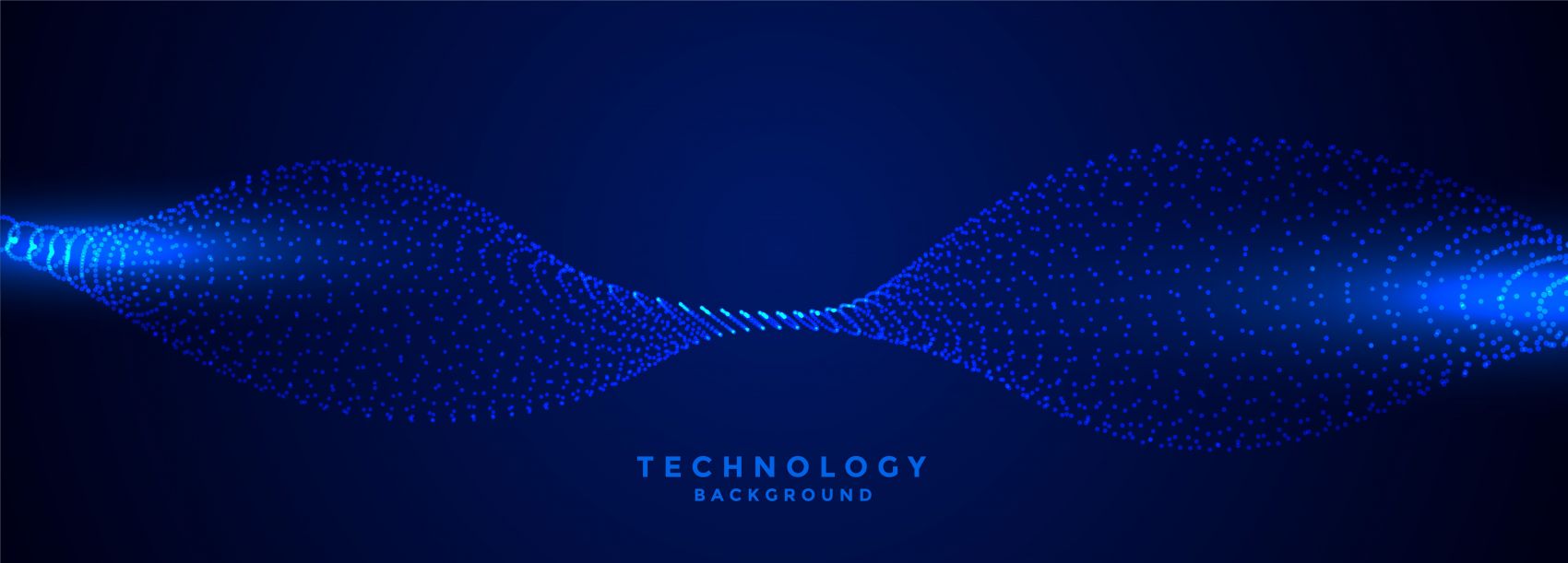 蓝色运动颗粒粒子科技背景图片