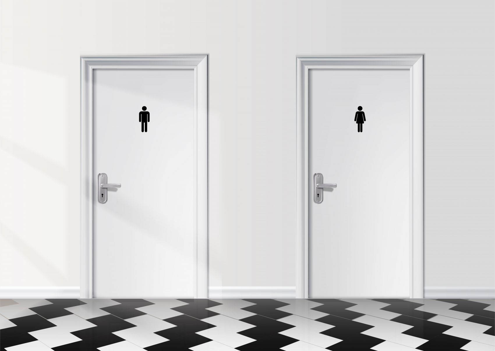 两款白色卫生间门素材图片