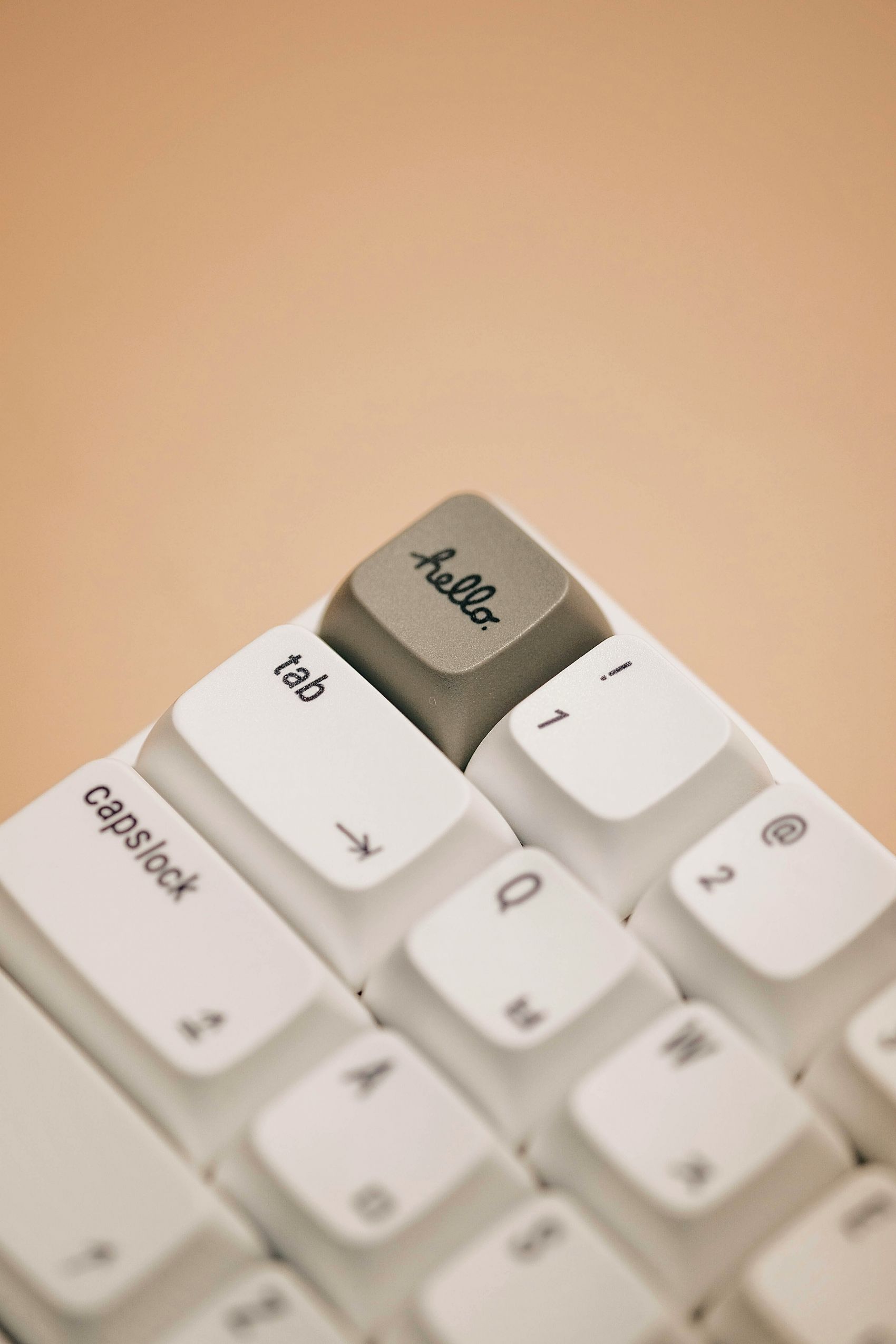 唯美键盘美图图片