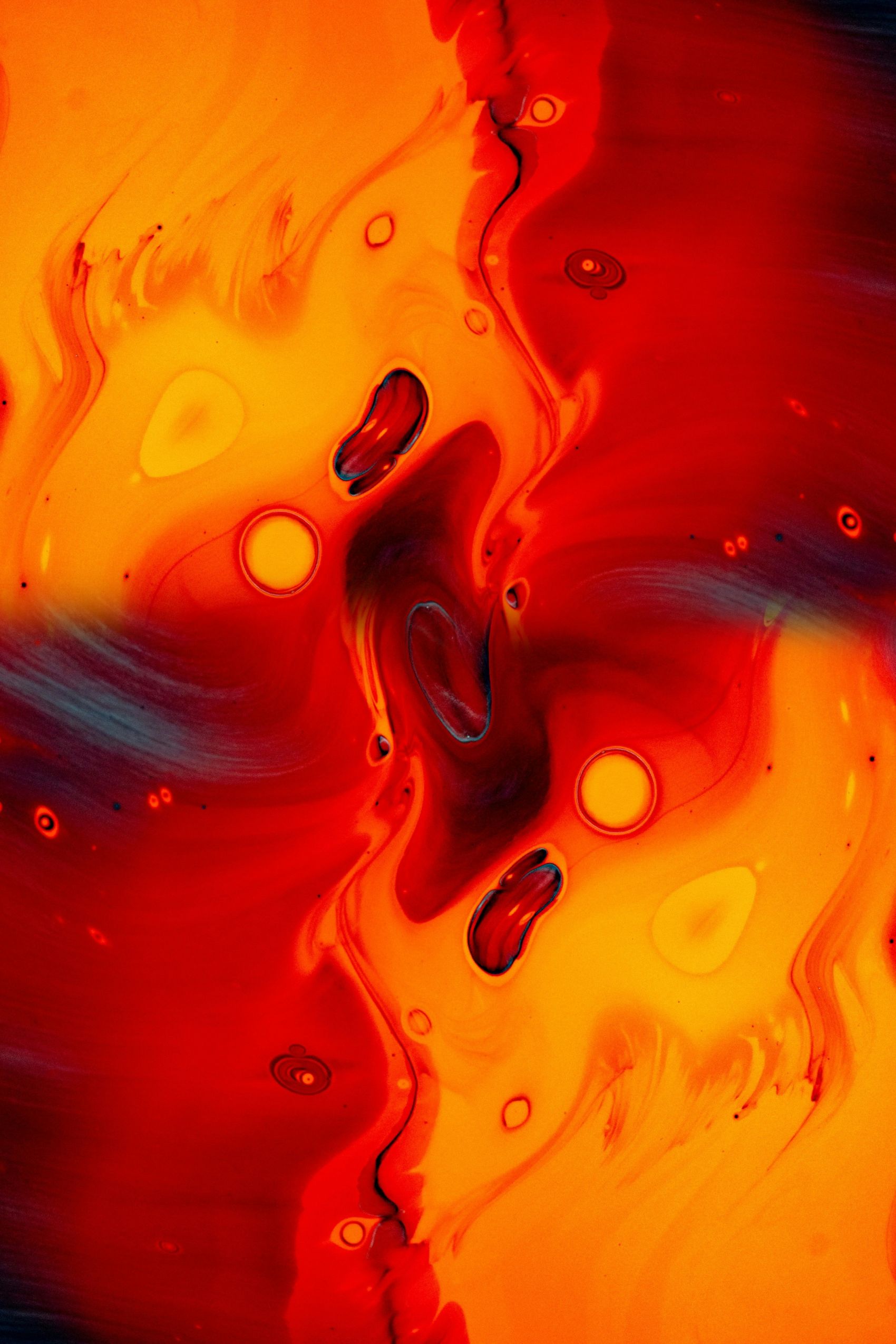 红褐色火焰液态液体图片