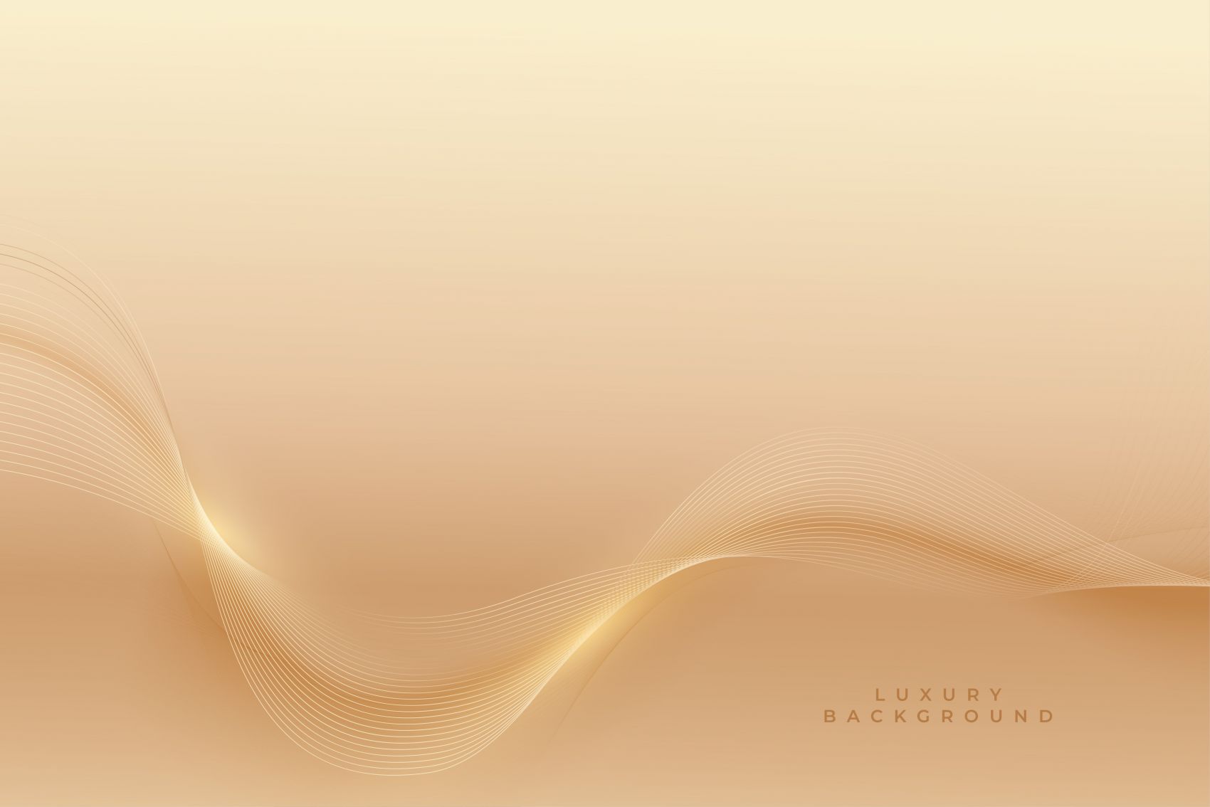 金色丝滑曲线线条素材图片