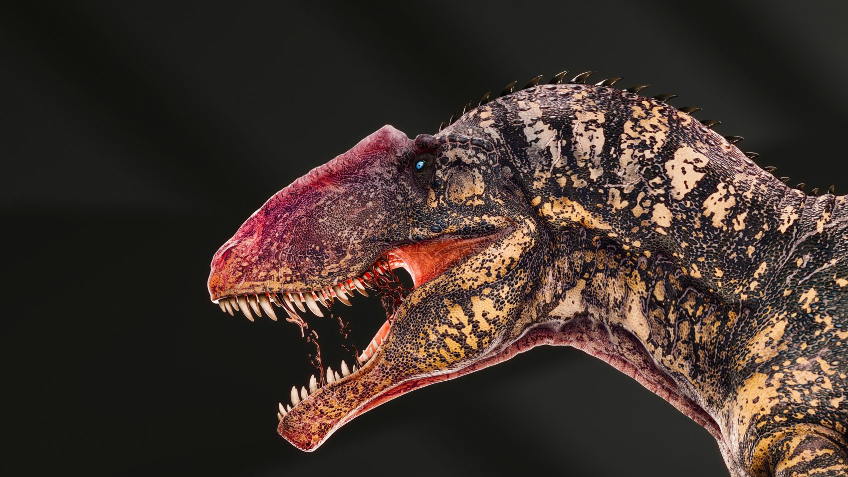 张嘴的异齿龙图片