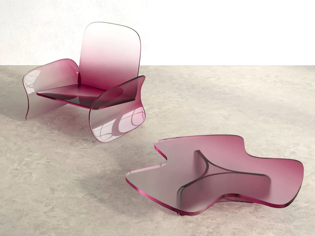 看起来像是直接从大自然中绽放出来的梦幻般玻璃家具---酷图编号2