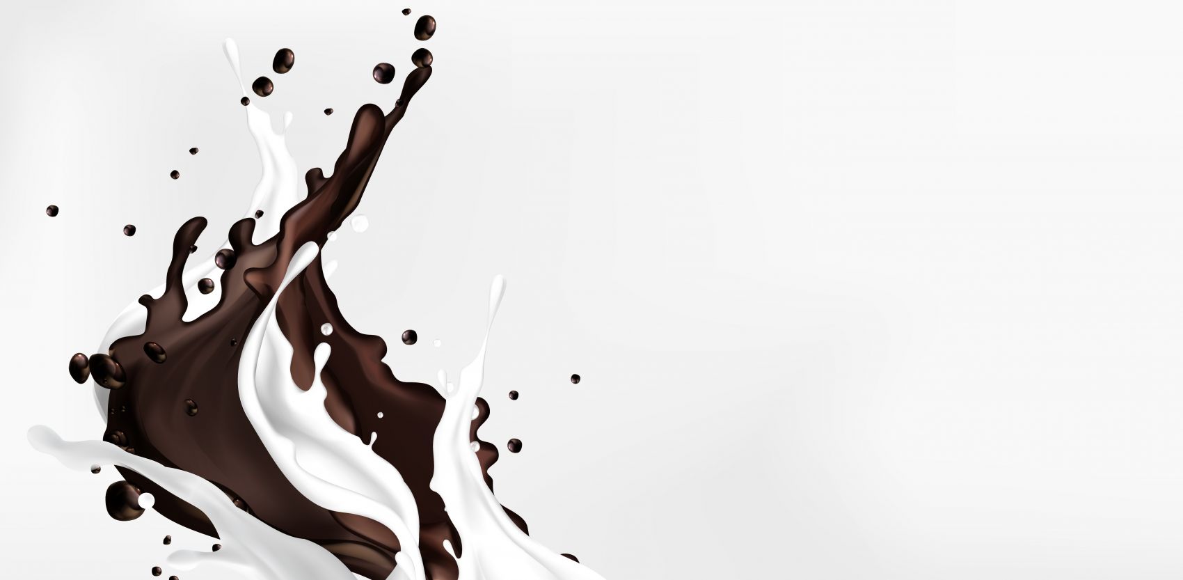 咖啡奶渍奶花素材图片