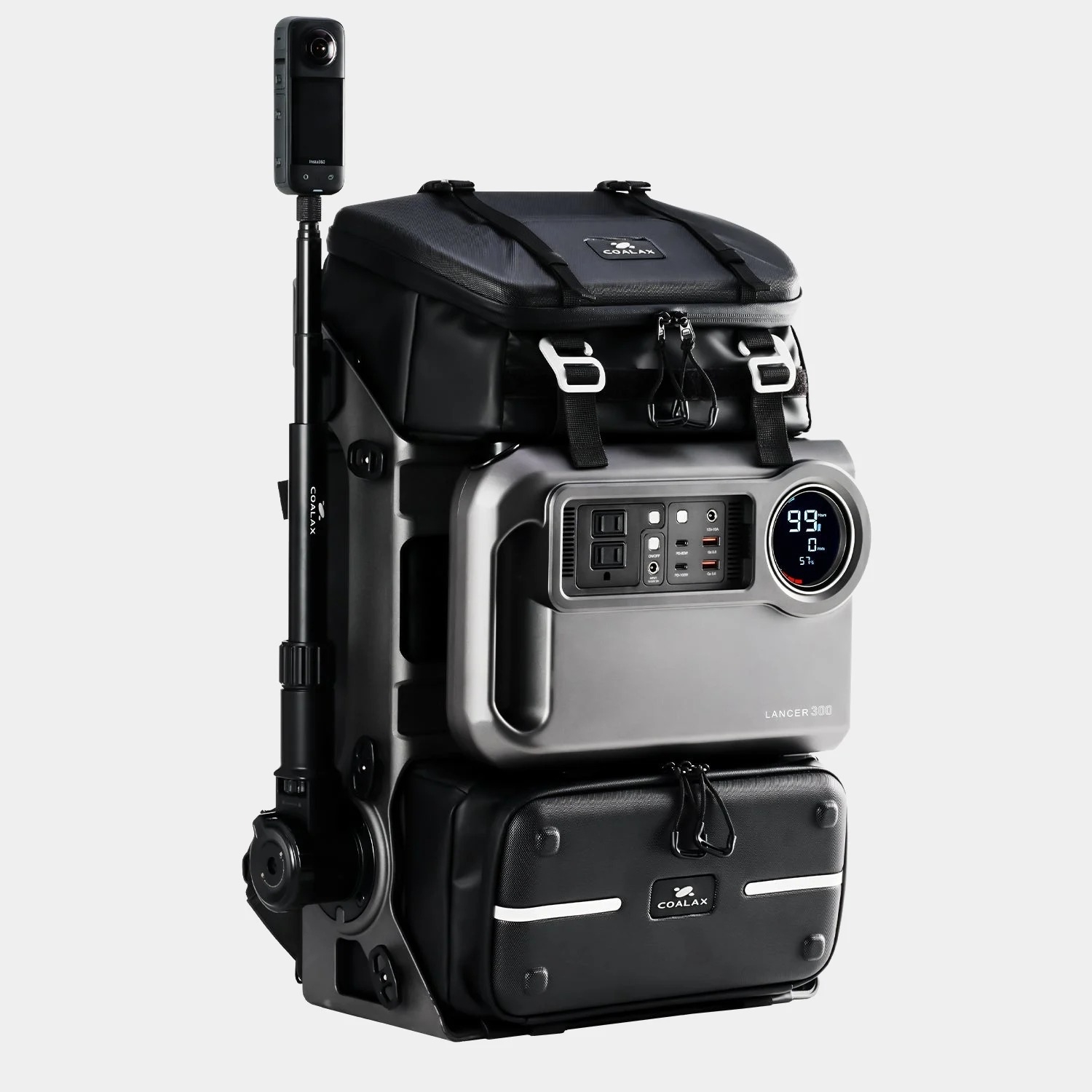 为移动自媒体创作者带来冒险的LANCER300模块化背包图片