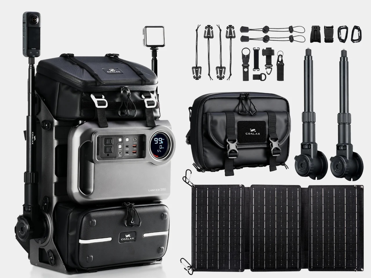 为移动自媒体创作者带来冒险的LANCER300模块化背包---酷图编号3