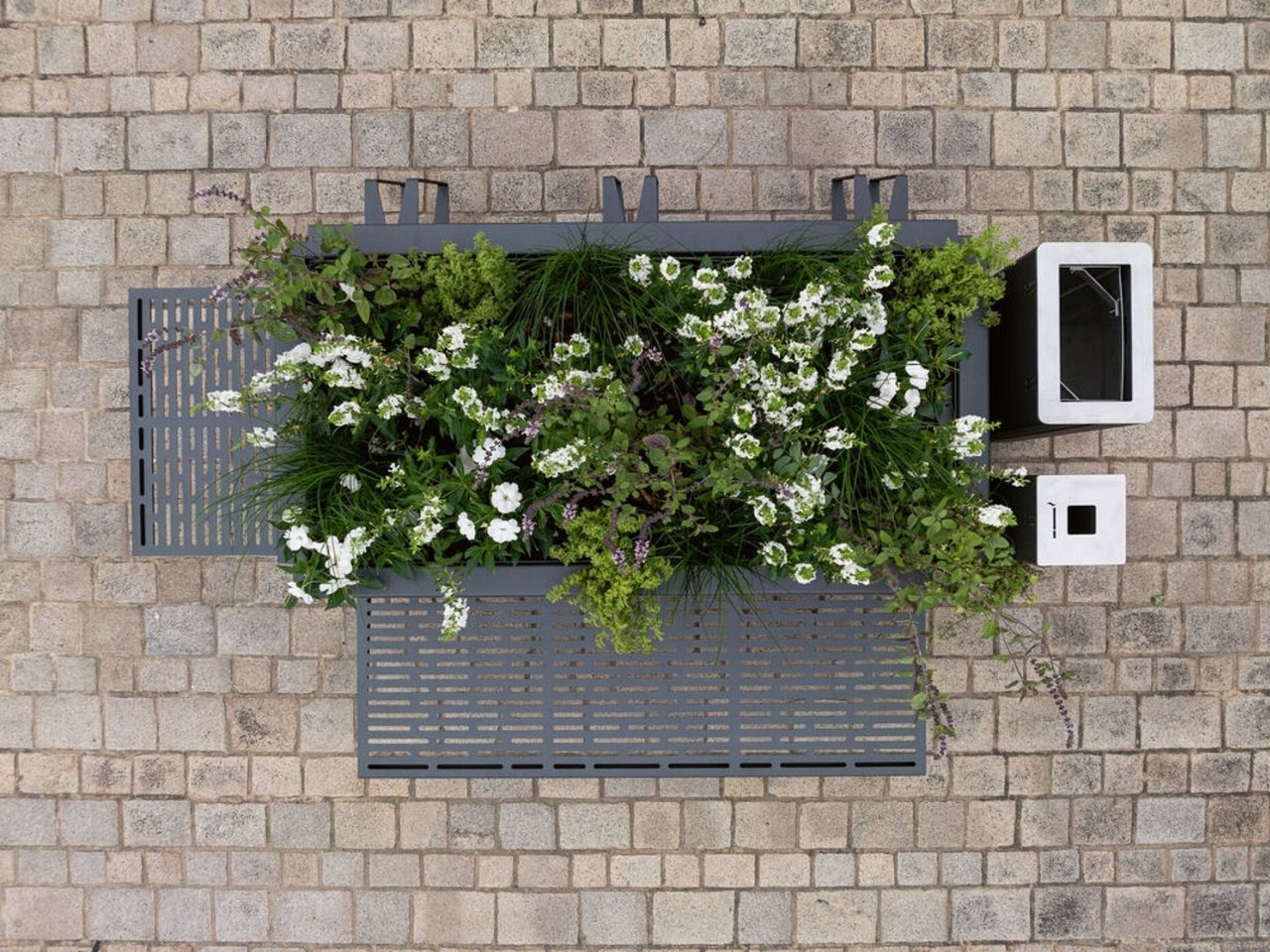 城市空间街道彩色模块化花盆设施---酷图编号11