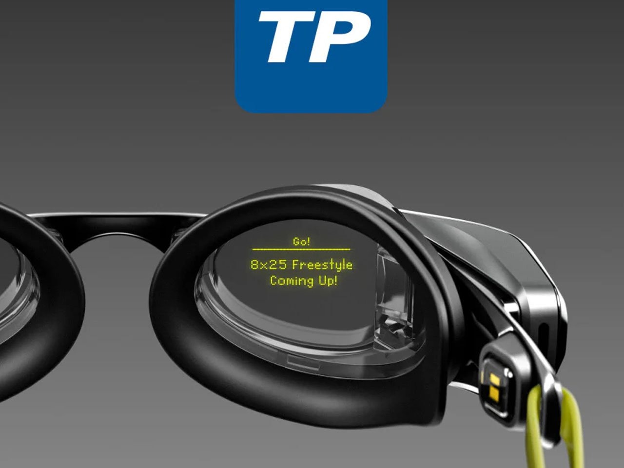 可以显示训练数据、心率,并配有指南针让你保持一致的FORM智能游泳2护目镜---酷图编号7