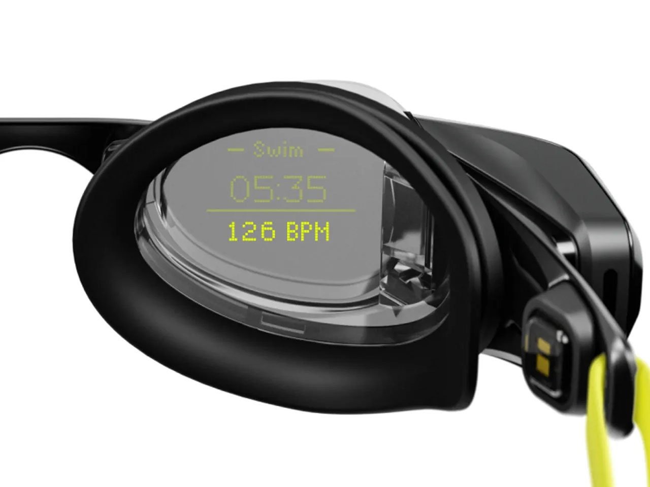 可以显示训练数据、心率,并配有指南针让你保持一致的FORM智能游泳2护目镜---酷图编号6