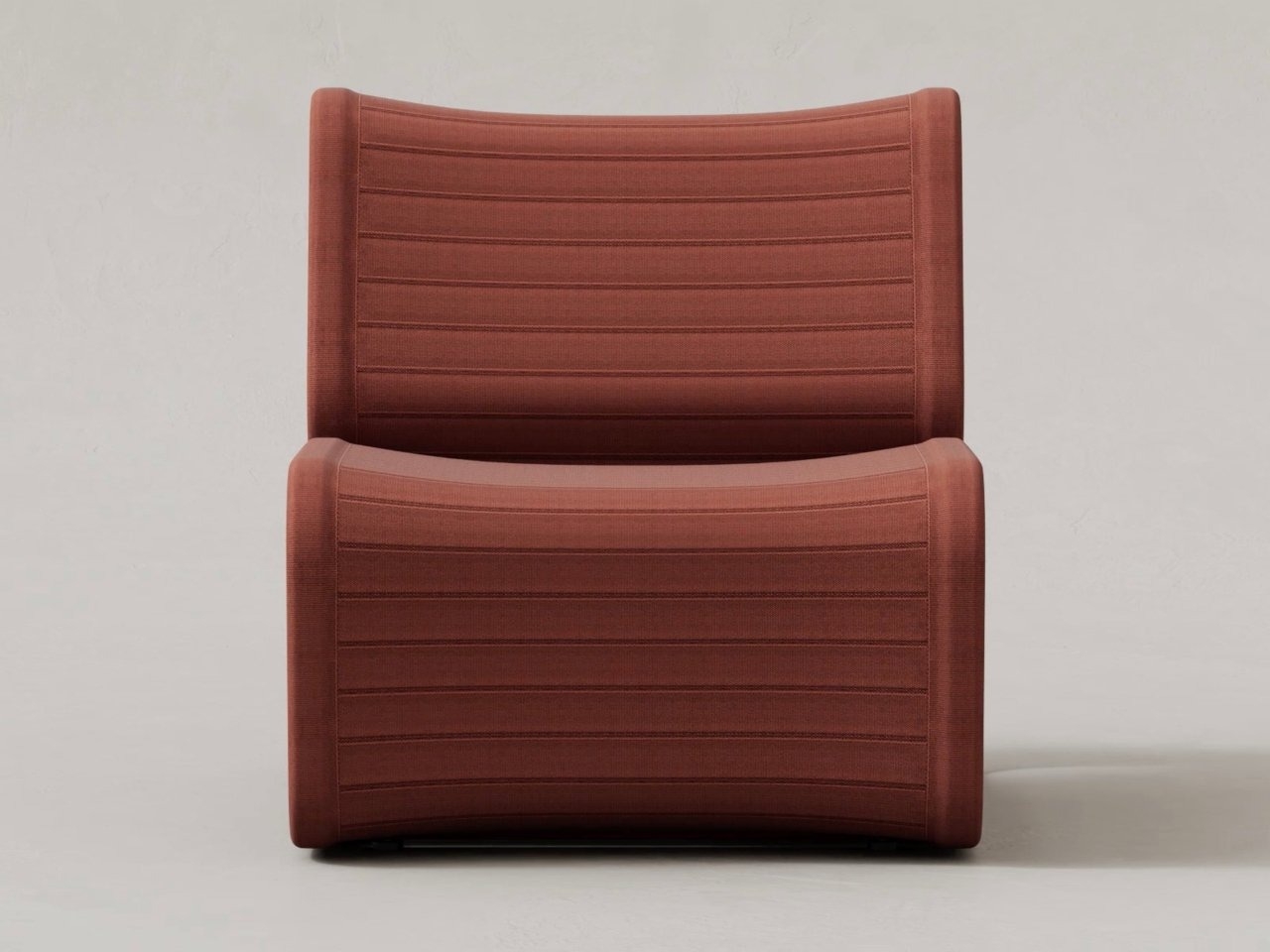 采用中空设计重塑可持续的模块化针织单椅座椅图片